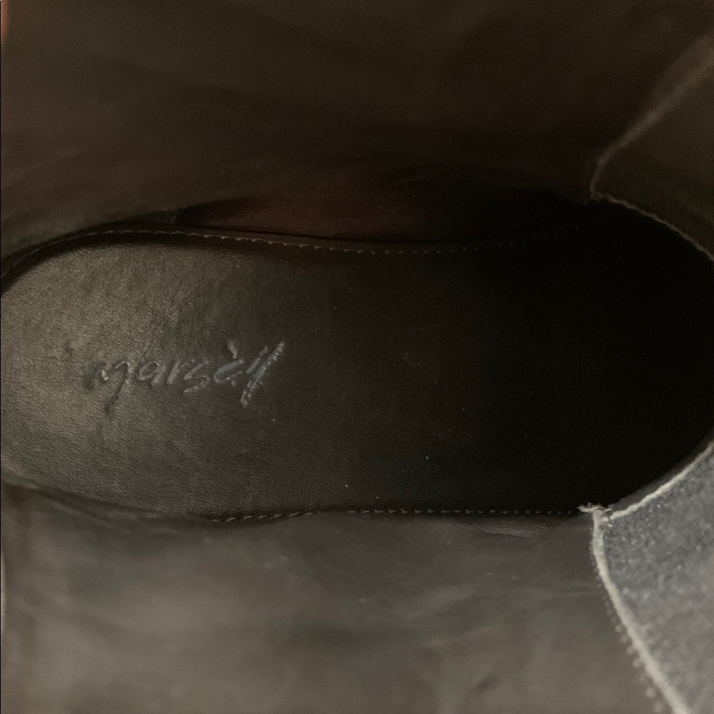 Marsell Black Suede Combat Boots - Picture 15 of 15
